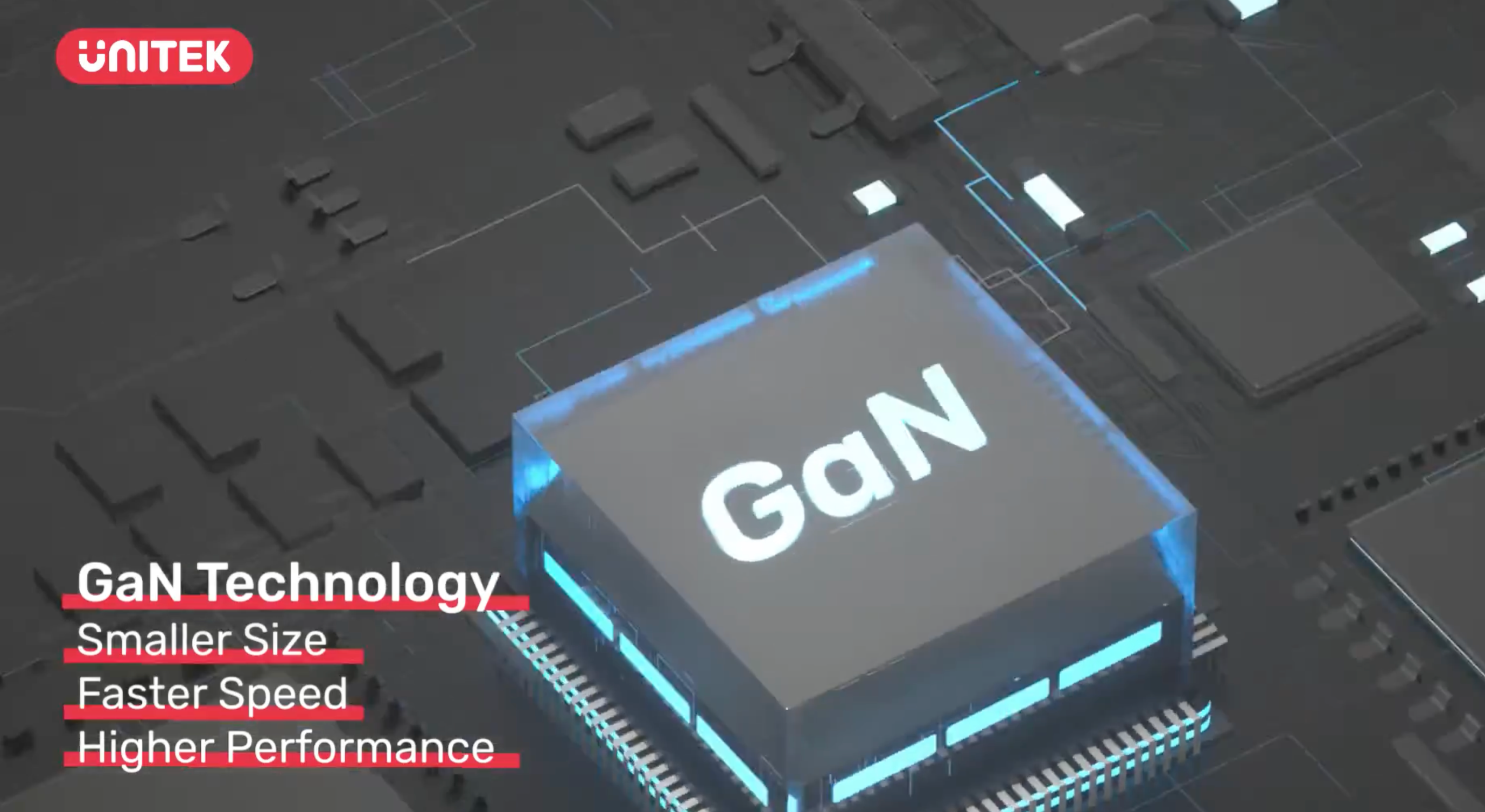 GaN 3 Ports 66W Charger with USB PD and QC 3.0
