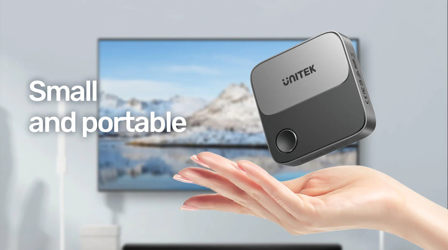 4K Wireless Screen Mirroring Device