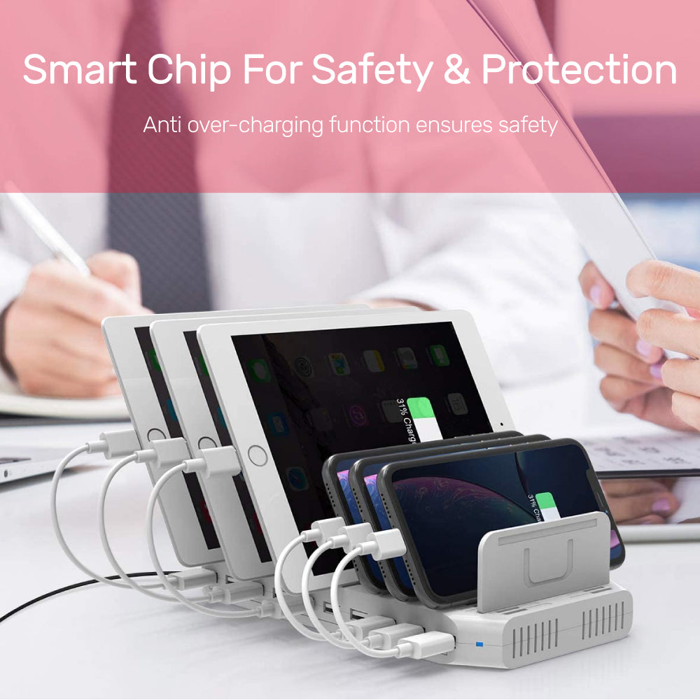 10 Port USB Charging Station 60W