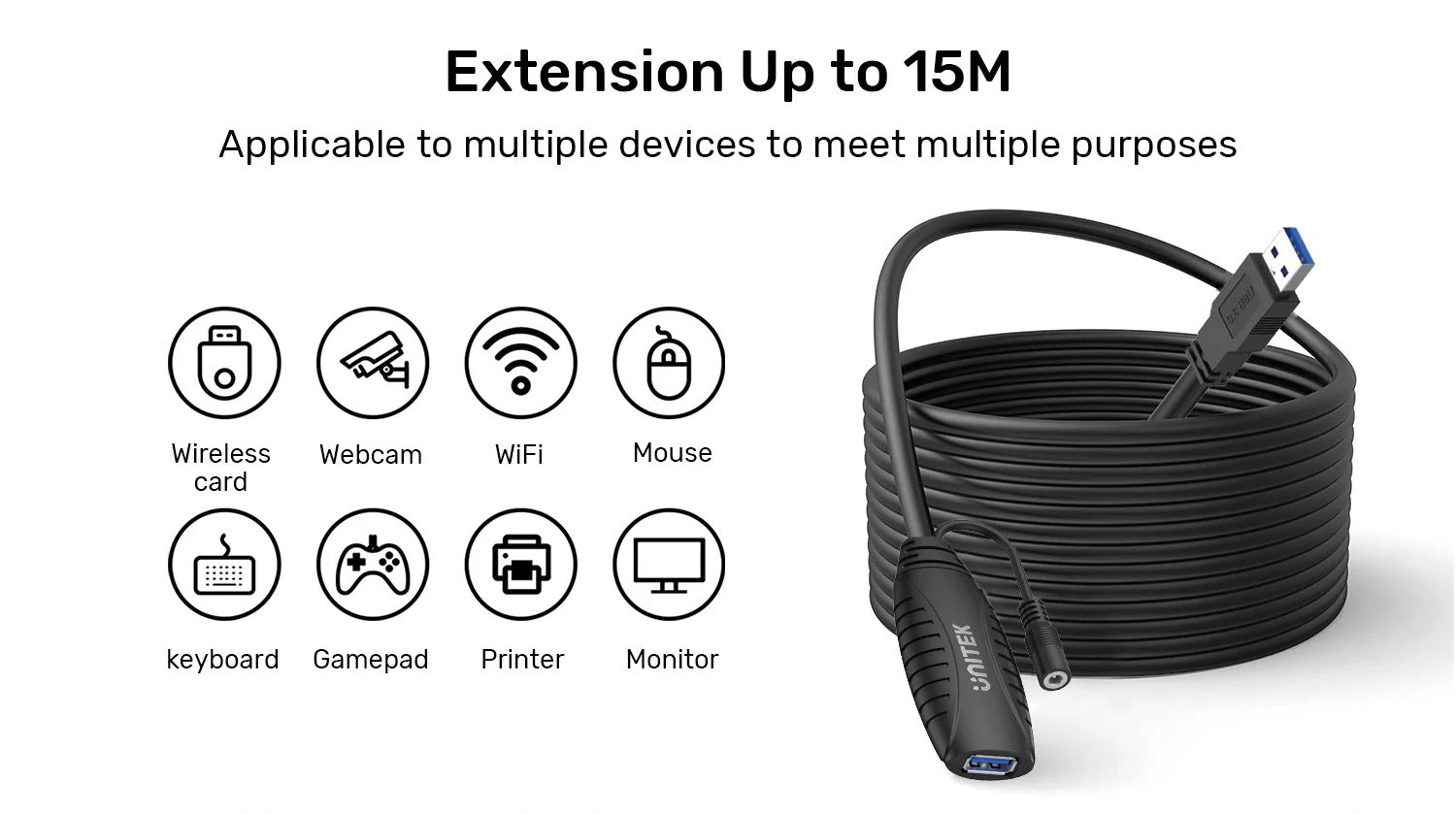 USB 3.0 Extension Cable up to 15M - Kaplen