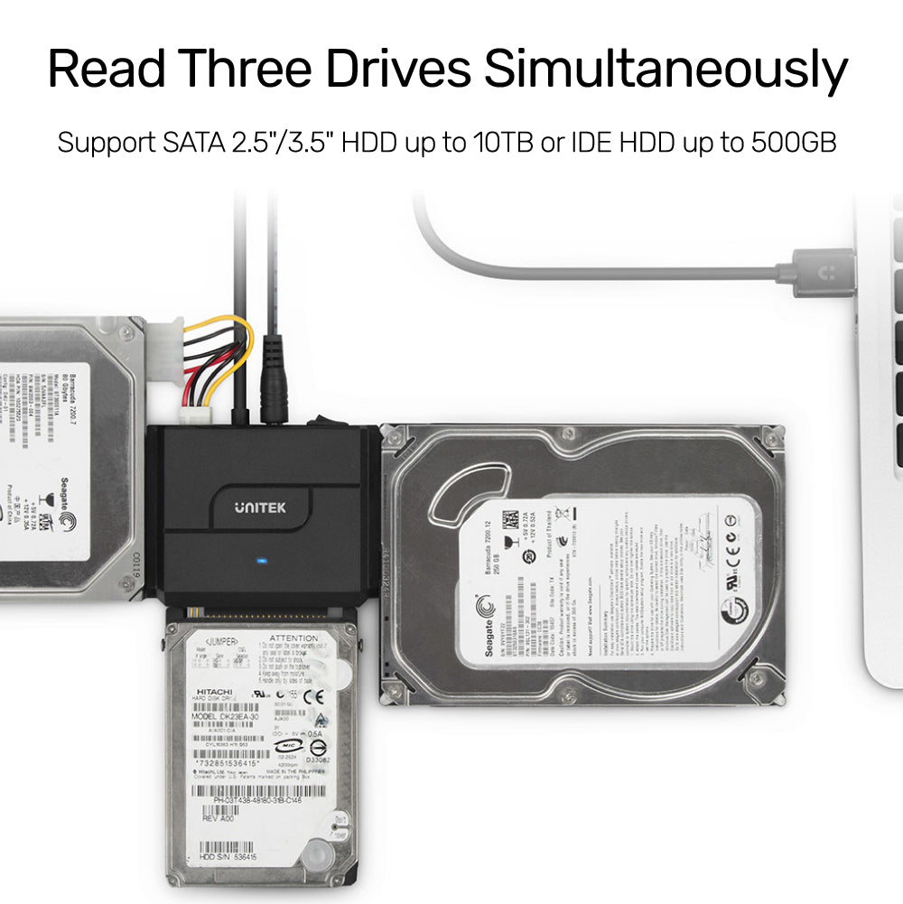 USB 3.0 to SATA II & IDE HDD & SSD Adapter SmartLink Trinity Y-3324