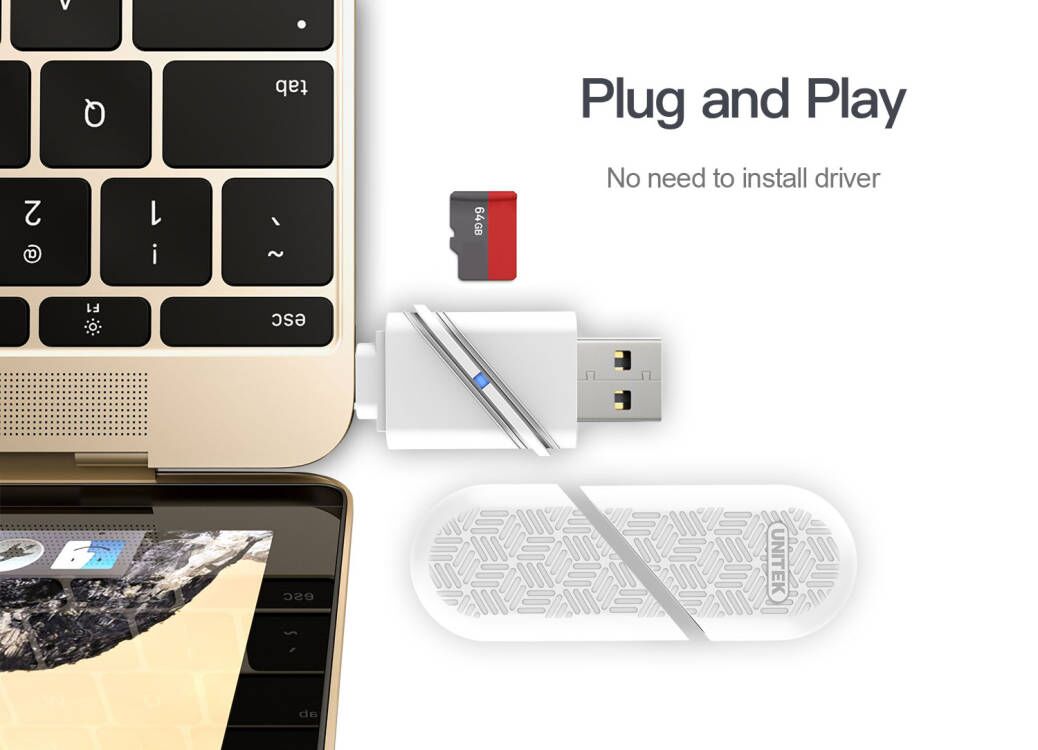 USB-C / USB-A SD Card Reader Y-9323 - Kaplen