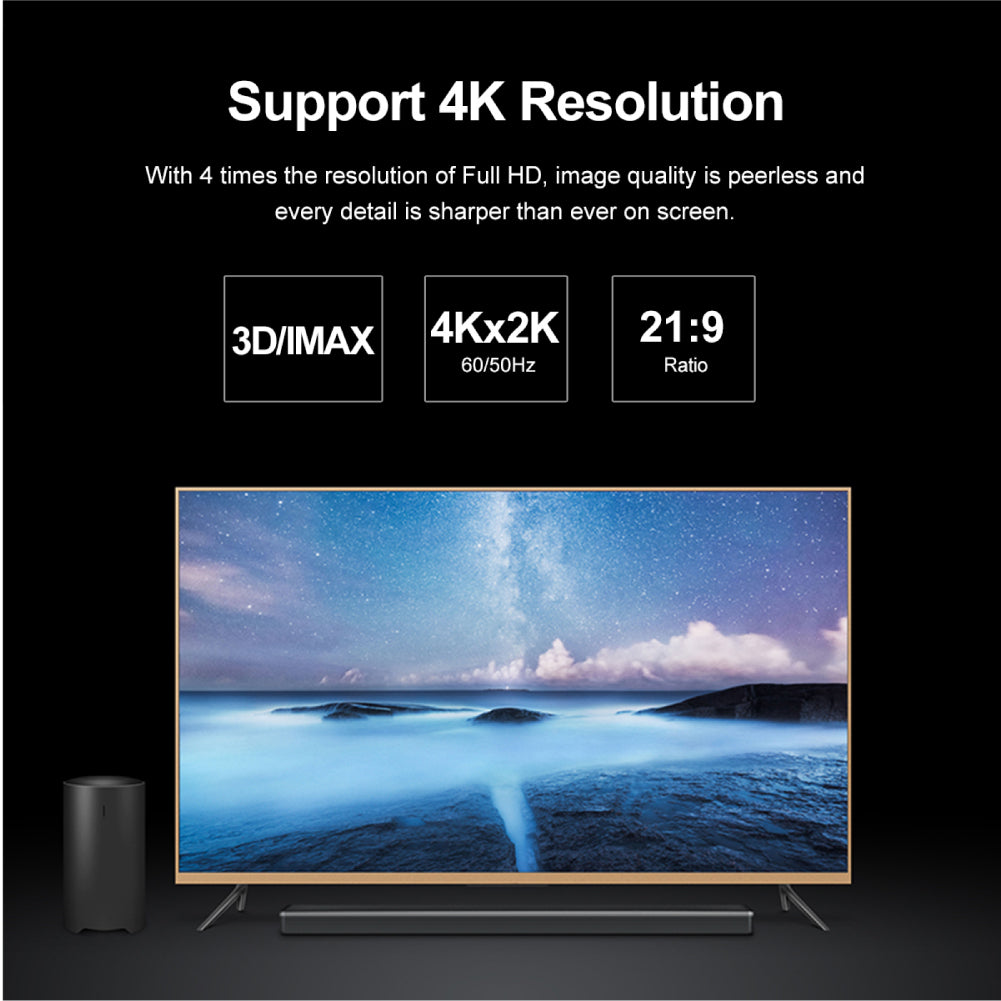 Unitek 4K 60Hz HDMI Cable (HDMI2.0a, HDMI2.0b) Y-C138GRY