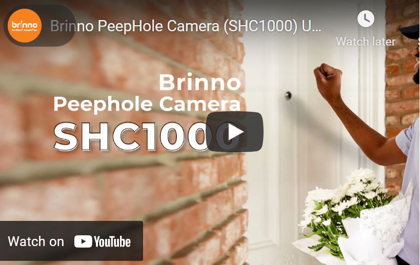 Brinno PeepHole Camera (SHC1000) Unboxing + Install Tutorial