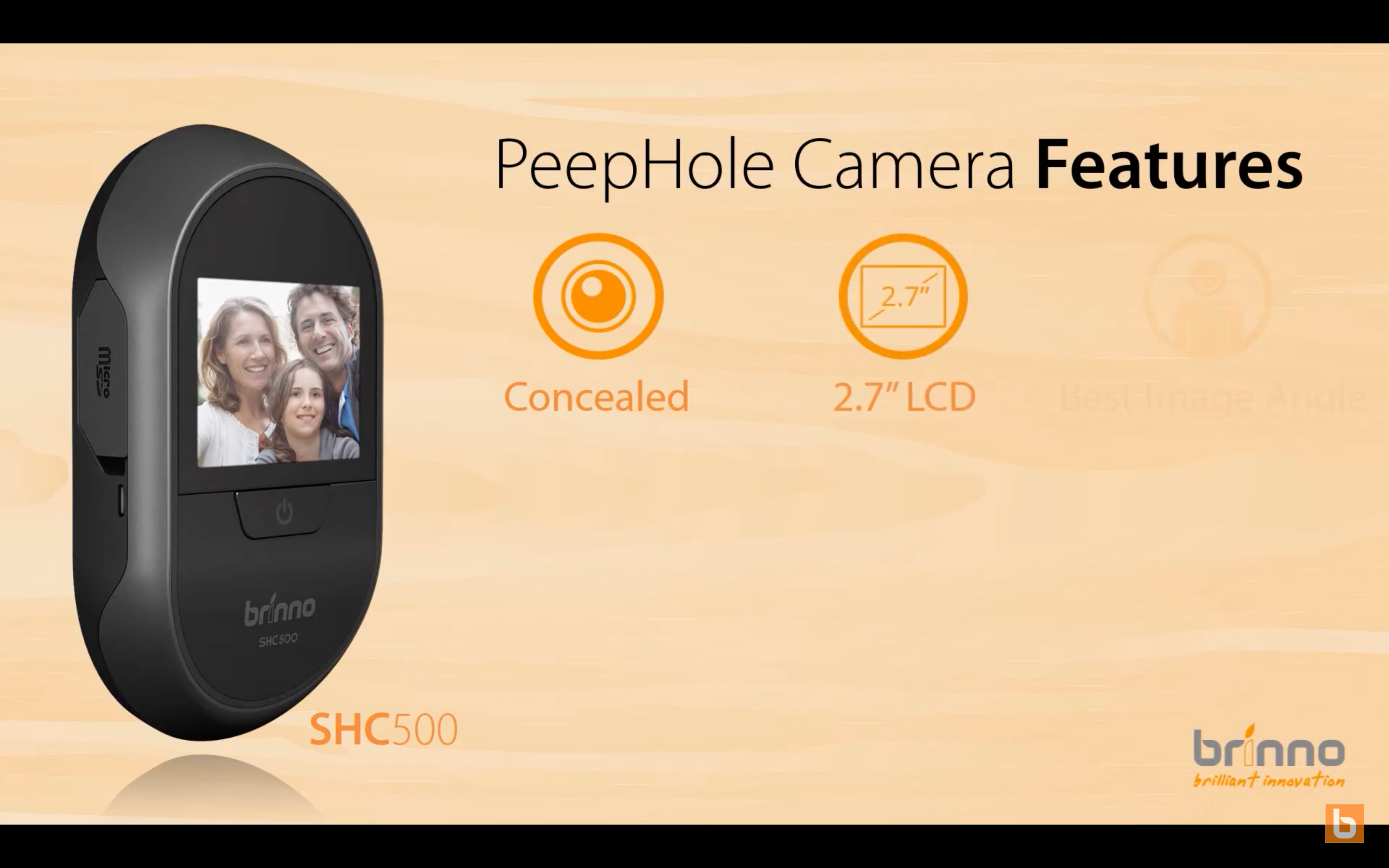 Brinno PeepHole Camera SHC500 Pitch Video