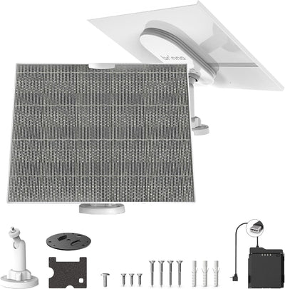 Brinno ASP1000-P Solar Panel Kit Bundle with Mount | 10W Solar Panel for Time Lapse Camera | IP65 Waterproof | DC 5V Outdoor Rechargeable Camera Battery