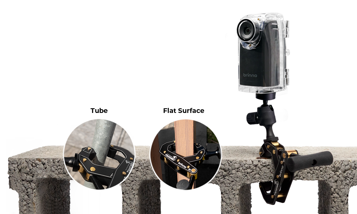 Brinno Time Lapse Camera BCC300-C Bundle, Outdoor Construction Jobsite Plant Weather | HDR FHD1080P Timelapse Camera LCD Screen | Extended Battery Life IPX4 Water-Resistant Housing and Clamp