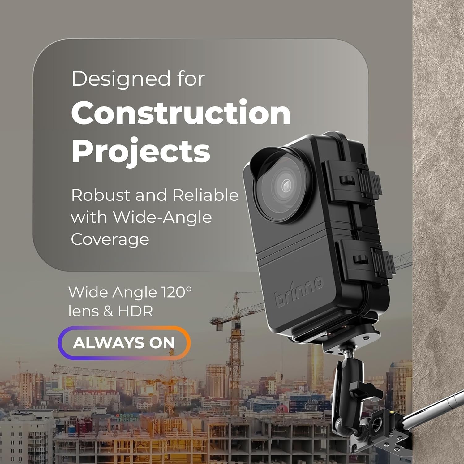 Brinno BCC5000 4K WiFi Time Lapse Camera Bundle