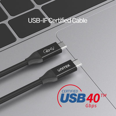 USB 4 100W PD Fast Charging Cable 8K@60Hz 40Gbps