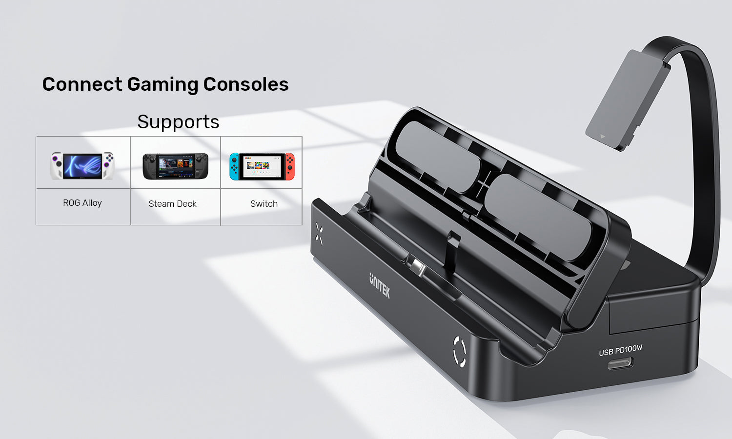 Unitek G1002F 11-in-1 USB-C Docking Nintendo Switch with Remote