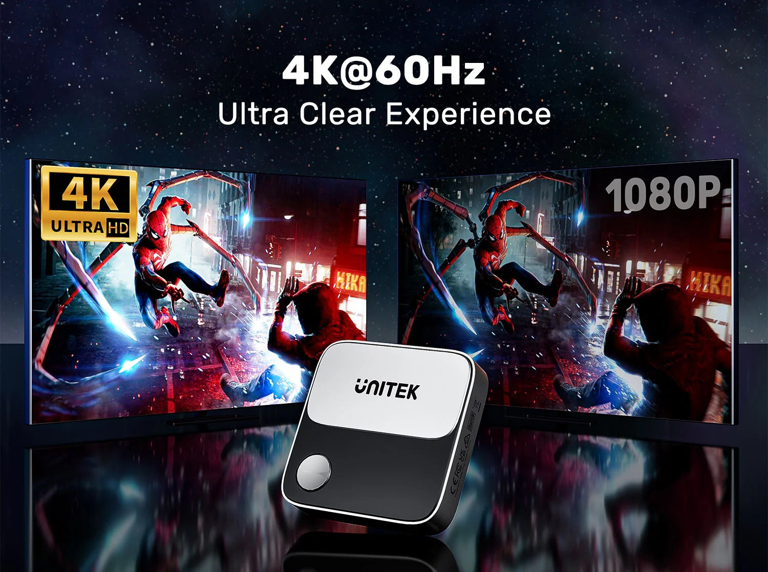 4K Wireless Screen Mirroring Device
