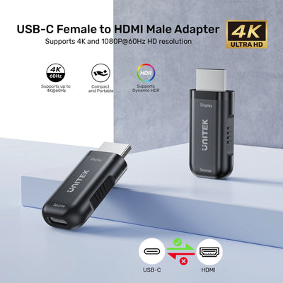 USB-C F to HDMI M Adapter /