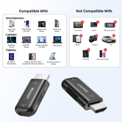 USB-C F to HDMI M Adapter /