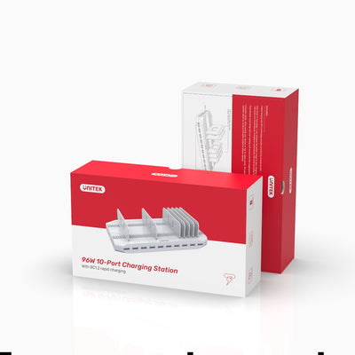 10 Port USB Charging Station 60W