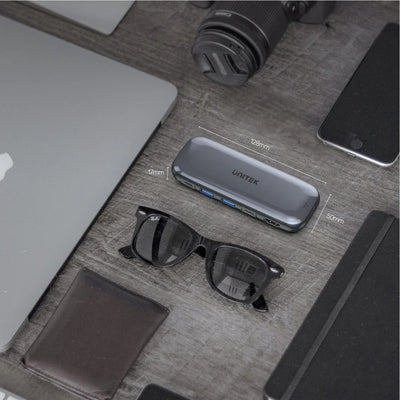 6-in-1 USB-C M.2 SSD NVME Enclsoure Storage Hub 10Gbps HDMI PD 100W