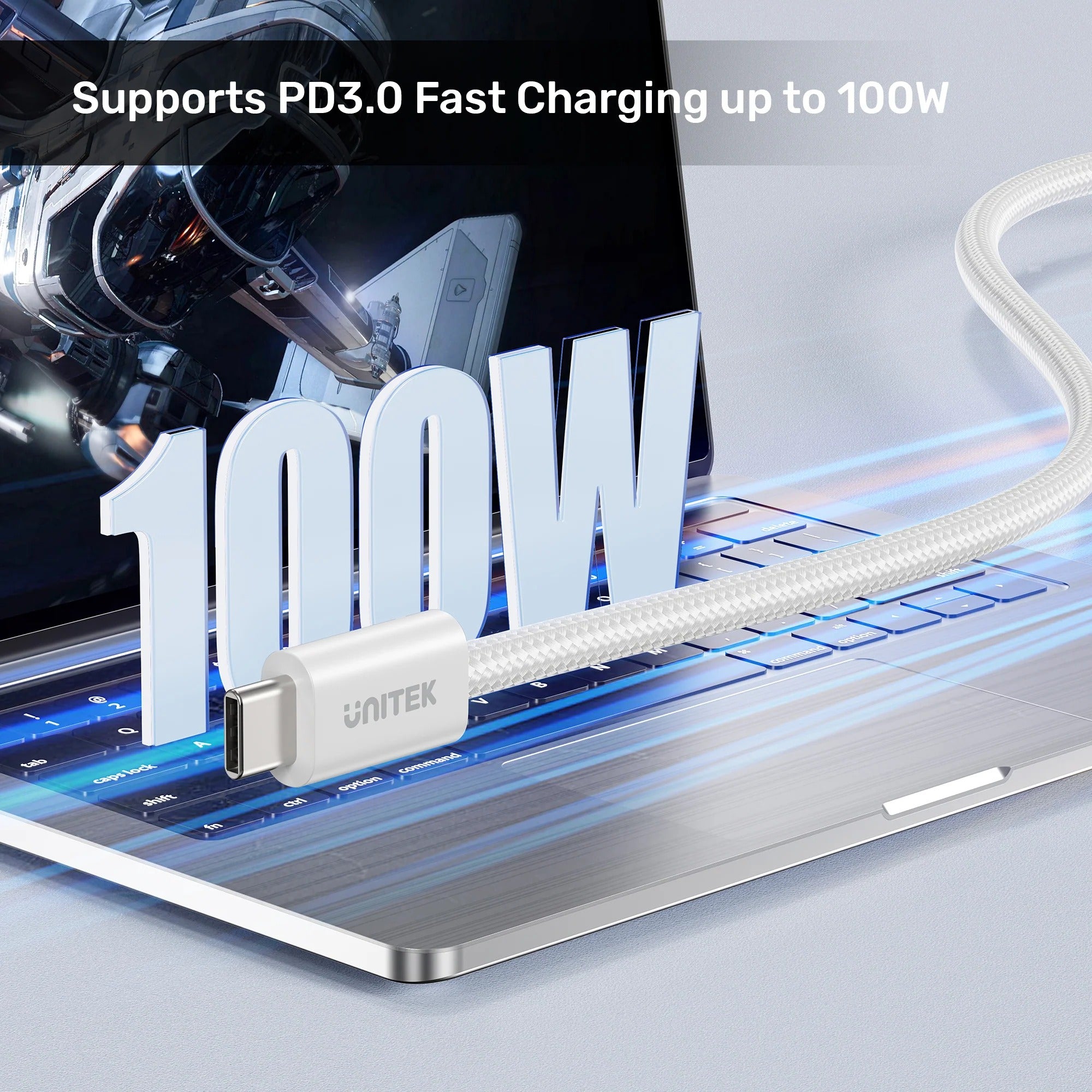 100W Magnetic USB-C Cable