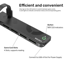 4-in-1 Nintendo Switch Game Card Reader with Remote