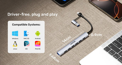 7-in-1 5Gbps Hub with 7 USB-A Ports
