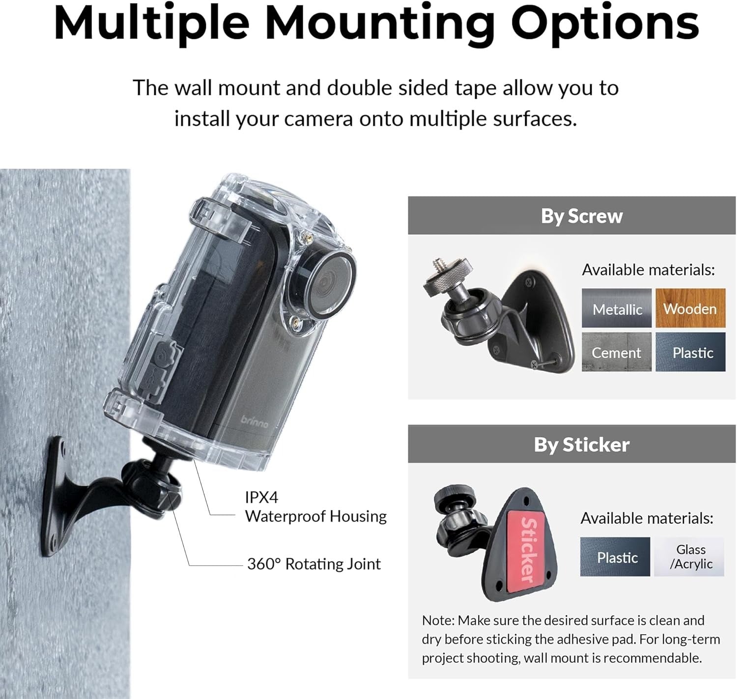 Brinno ATH120 Weather Resistant Camera Housing Case
