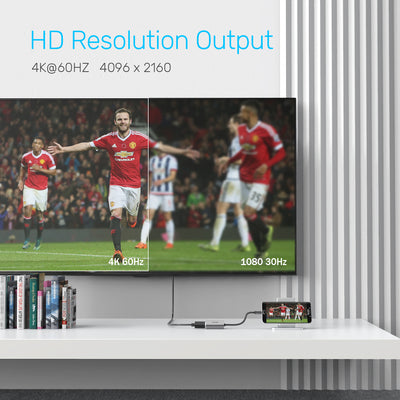 4K USB-C to HDMI 2.0 Adapter Y-6316