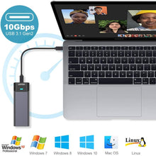 USB 3.1 Type C to M.2 SSD NVMe Enclosure Y-S1203A