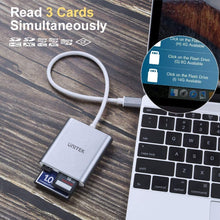 USB-C Card Reader CF, SD, Micro SD Y-9324BGY