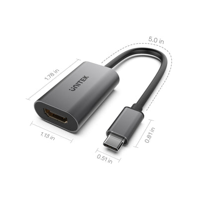 4K USB-C to HDMI 2.0 Adapter Y-6316