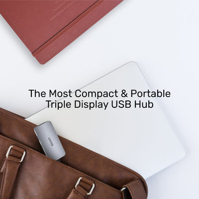 5-in-1 USB-C Hub with 2 HDMI, VGA MST PD 100W D1051A