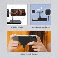 Magnetic Wireless Charging Stand MagMighty TRI 3-in-1 Dividable P1212A