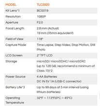 TLC2020 FHD Time Lapse Camera