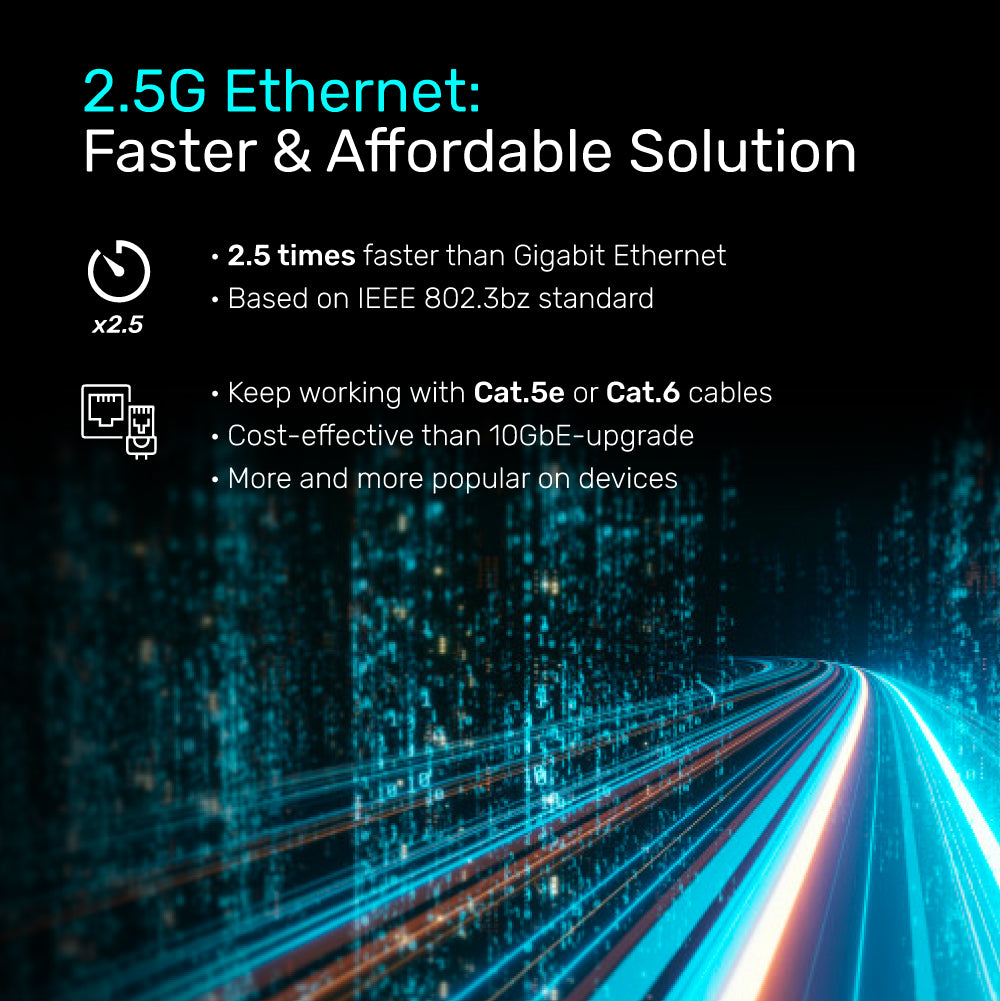 USB-C to 2.5G Gigabit Ethernet Adapter U1313A
