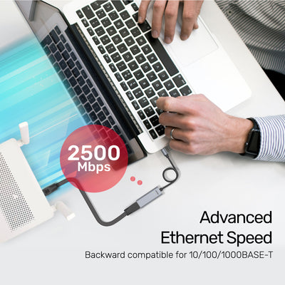 USB-C to 2.5G Gigabit Ethernet Adapter U1313A