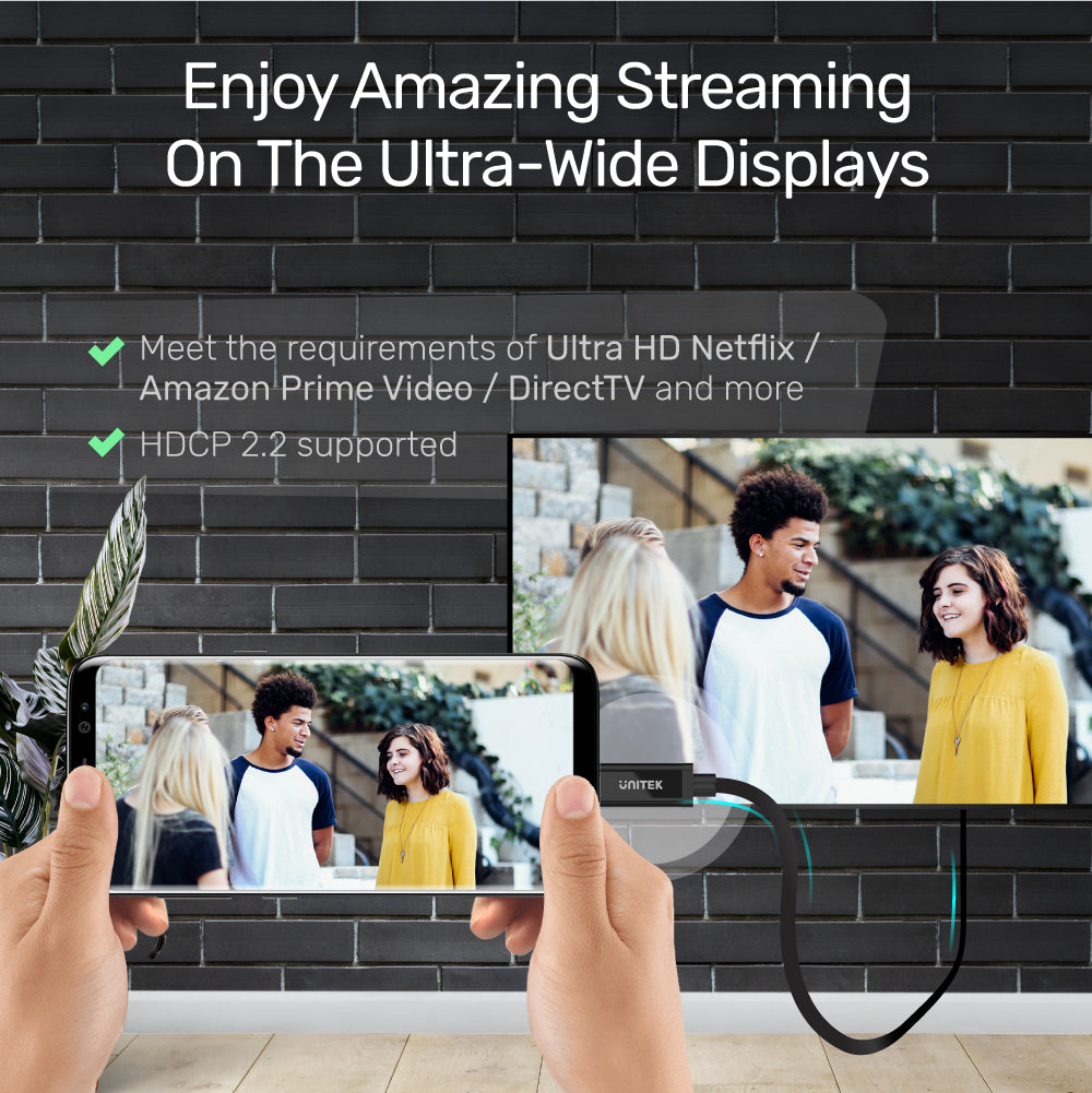 USB-C to DisplayPort 1.4 8K Bi-Directional Cable 1.8M V1146A