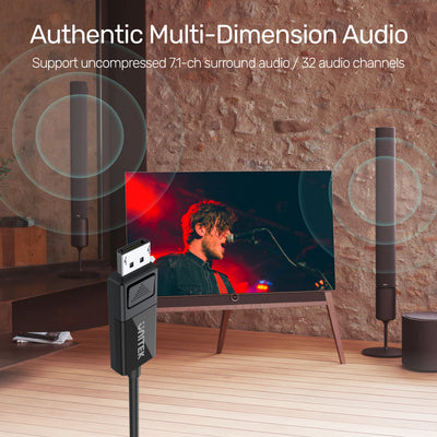 USB-C to DisplayPort 1.4 8K Bi-Directional Cable 1.8M V1146A