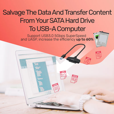 USB 3.1 to 2.5" SATA III Adapter