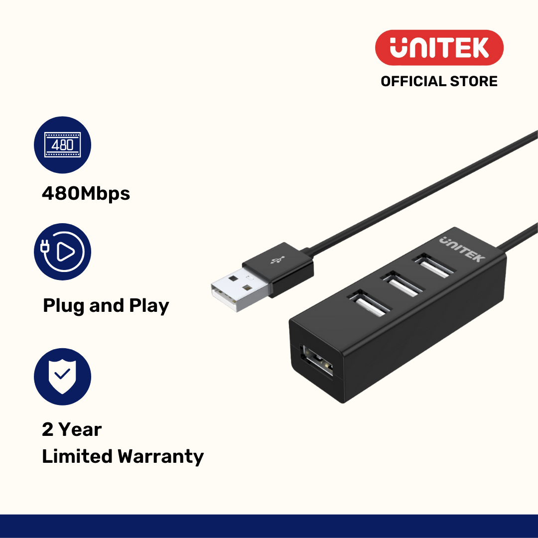 4 Ports USB 2.0 Hub Y2140