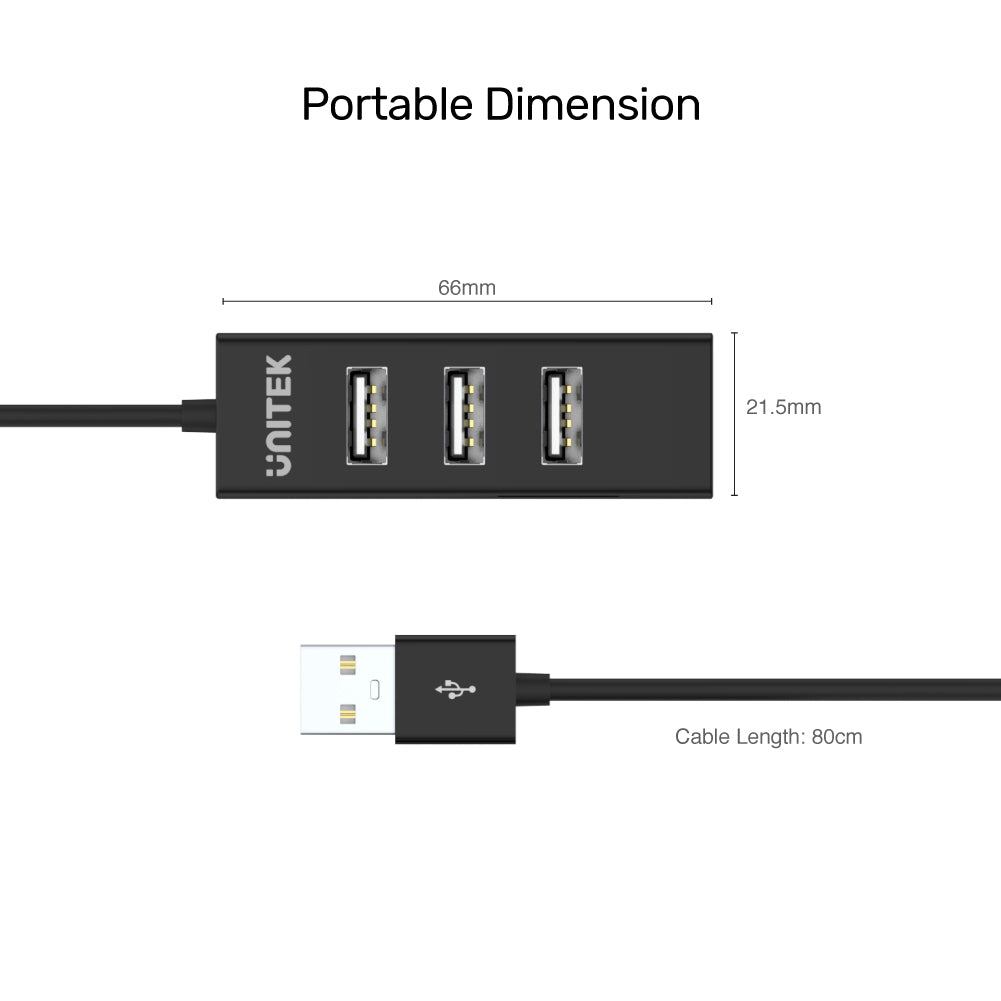 4 Ports USB 2.0 Hub Y2140