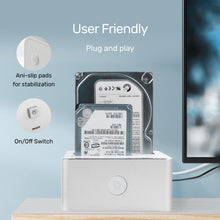 USB 3.0 to SATA III Dual Bay HDD/ SSD Docking Station with UASP & Offline Clone Y-3026