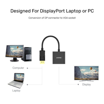 Display Port to VGA Adapter Y-5118E