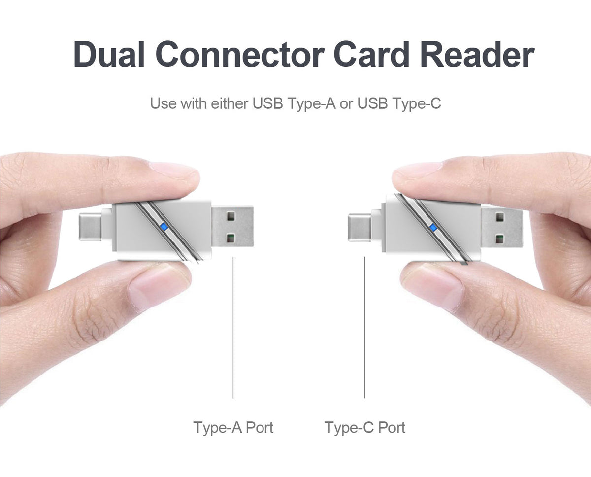 USB-C / USB-A SD Card Reader Y-9323 - Kaplen