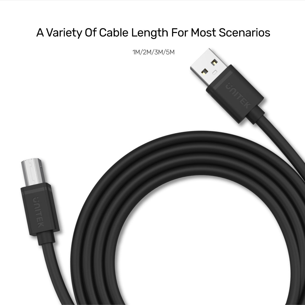 USB-A (M) to USB-B (M) 2M Y-C4001GBK